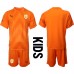 Uruguay Målvakt Replika Babykläder Borta matchkläder barn VM 2022 Korta ärmar (+ Korta byxor)